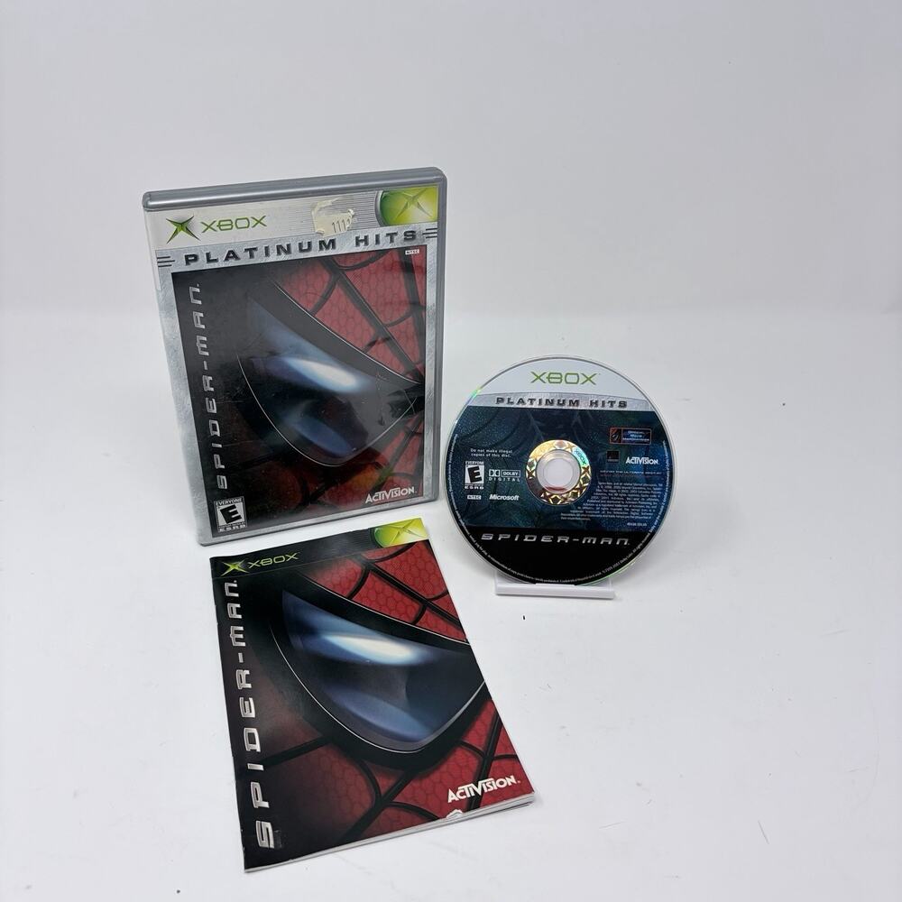 Spider-Man Xbox Platinum Hits Complete CIB